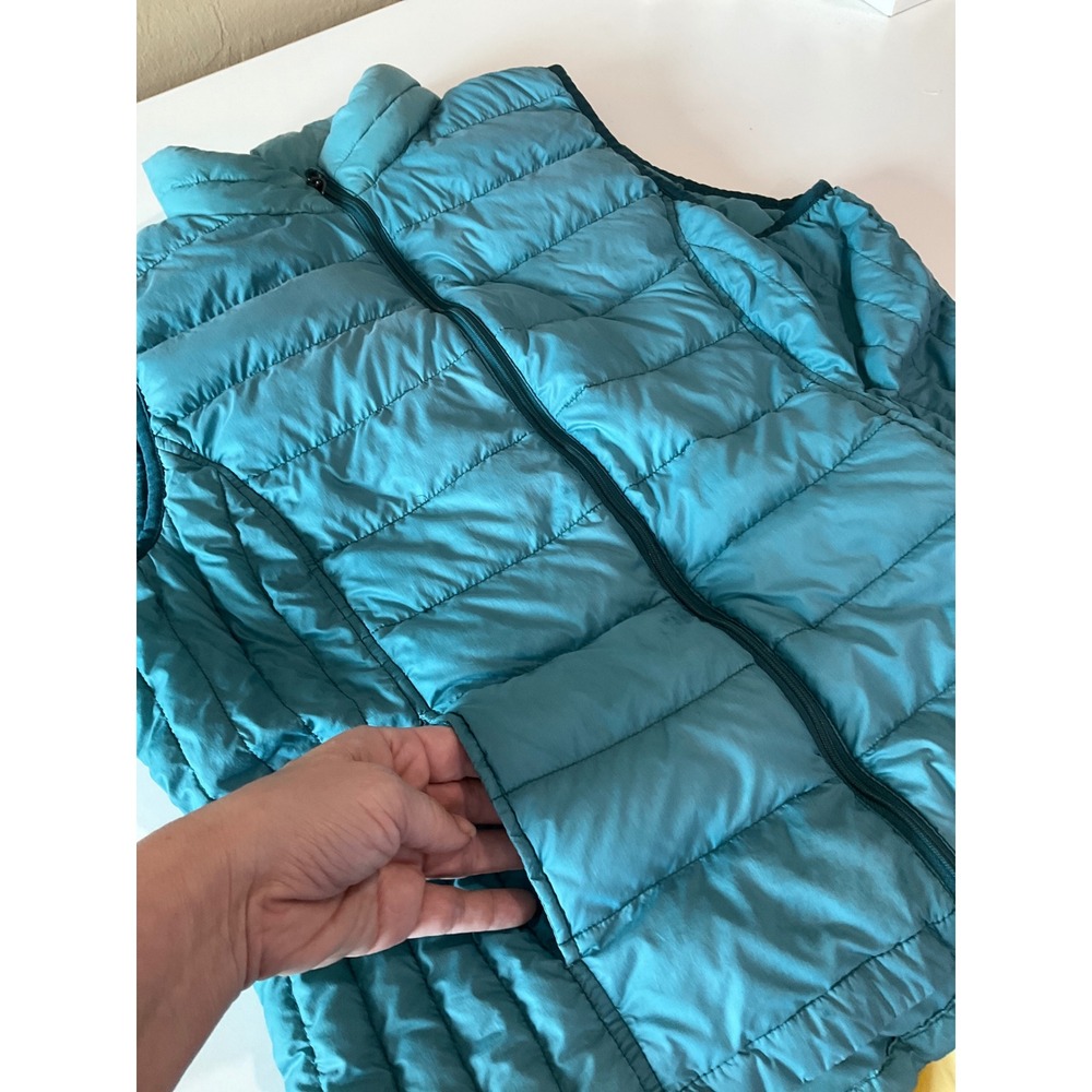 Trims Puffer Vest Lightweight Down Feather Packable Outdoor Colorful Layering XL - Picture 6 of 8